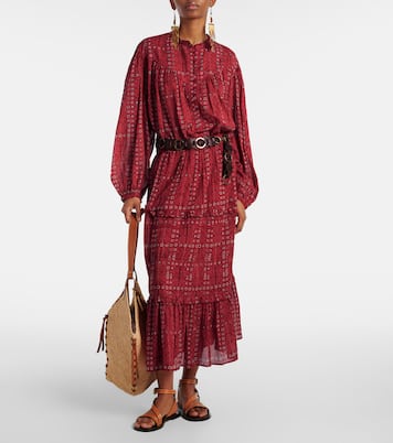 Blusa Salika de algodón estampada | Marant Etoile