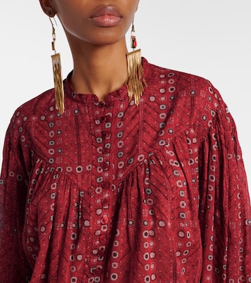 Blusa Salika de algodón estampada | Marant Etoile