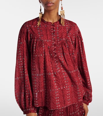 Blusa Salika de algodón estampada | Marant Etoile
