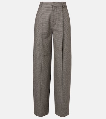 Houndstooth wide-leg pants | Vince
