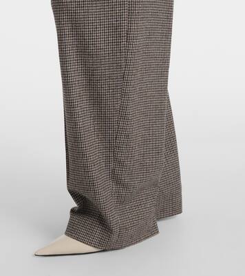 Houndstooth wide-leg pants | Vince