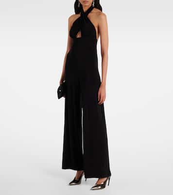 Mono con cuello halter | Norma Kamali