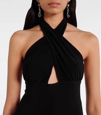 Mono con cuello halter | Norma Kamali