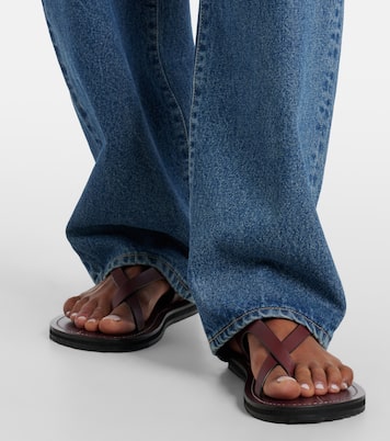 Jeans anchos Tess Long de tiro bajo | Slvrlake