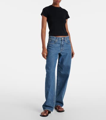 Jeans anchos Tess Long de tiro bajo | Slvrlake