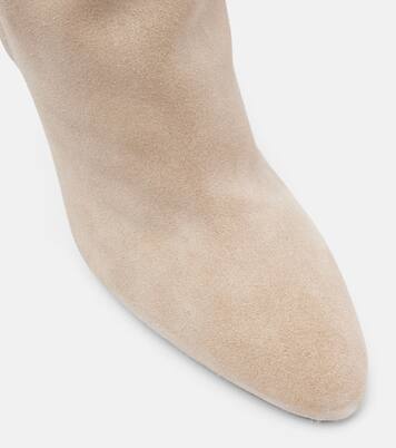 Overknee-Stiefel Lavinia 100 aus Veloursleder | Paris Texas