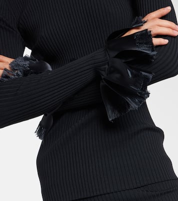 Nova ribbed-knit wool-blend sweater  | Fforme