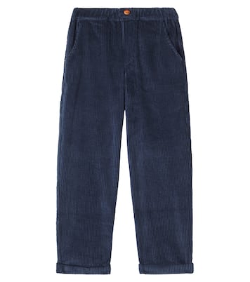 Cotton corduroy straight pants | La Coqueta