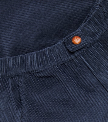 Cotton corduroy straight pants | La Coqueta