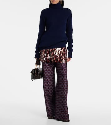 Ribbed-knit wool turtleneck sweater | Dries Van Noten