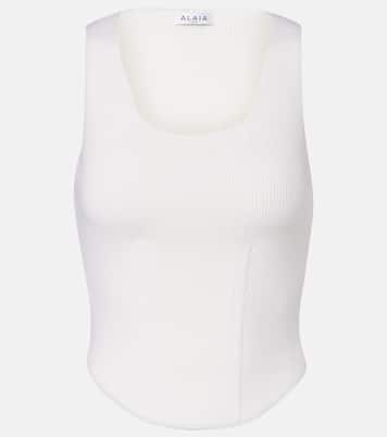 Bustier-Top aus einem Wollgemisch | Alaïa