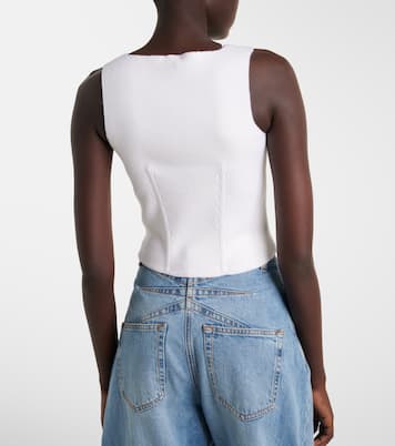 Bustier-Top aus einem Wollgemisch | Alaïa
