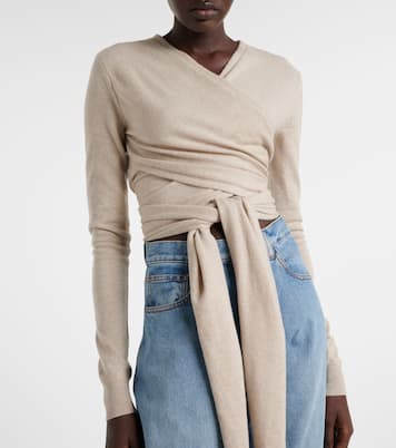 Wickeltop aus einem Kaschmirgemisch | Alaïa