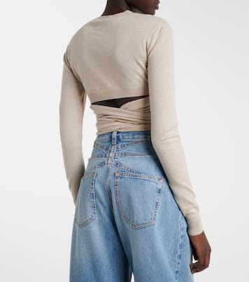 Wickeltop aus einem Kaschmirgemisch | Alaïa