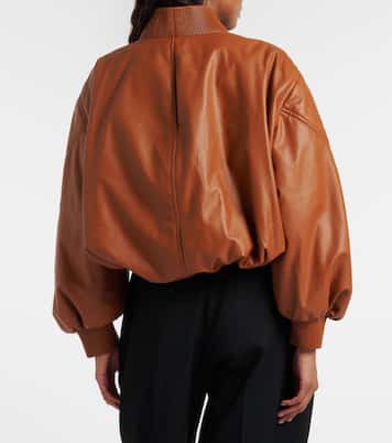 Veste bomber raccourcie Cocoon en cuir | Givenchy