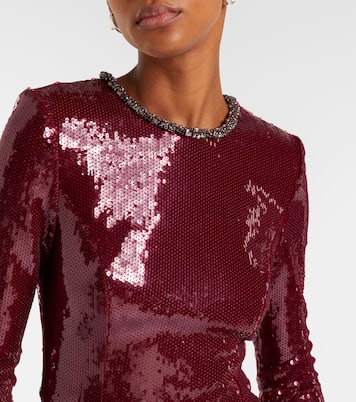 Nero sequined gown | Rebecca Vallance