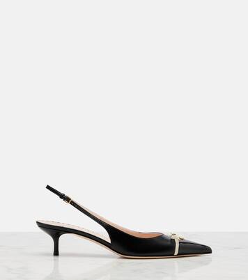 Bepointy leather slingback pumps | Valentino Garavani