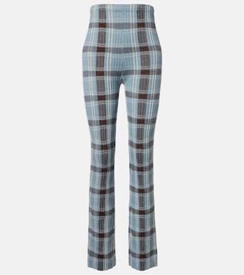 Checked wool-blend slim pants | Acne Studios
