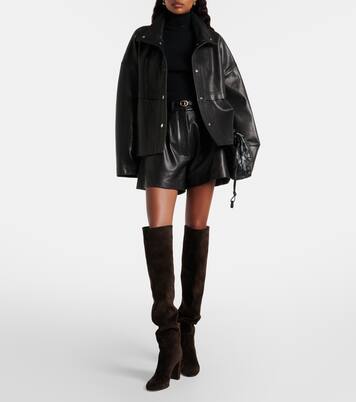 Chaqueta Park de piel | Nour Hammour