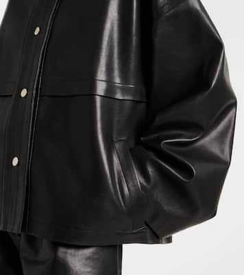 Chaqueta Park de piel | Nour Hammour