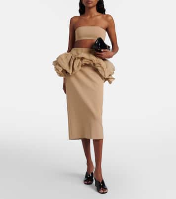 Baccano peplum pencil skirt | Max Mara