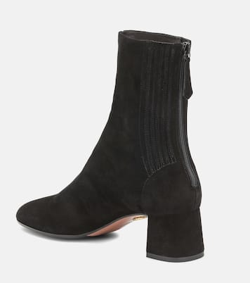 Saint Honoré 50 suede ankle boots | Aquazzura
