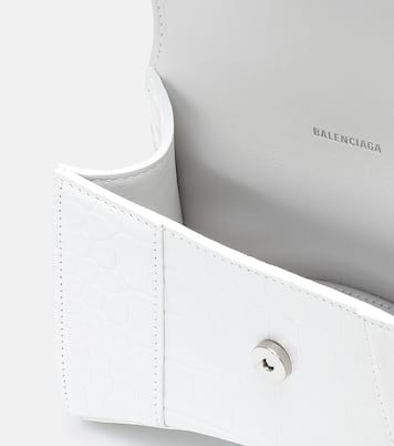 Borsa a tracolla Hourglass XS in pelle stampata | Balenciaga
