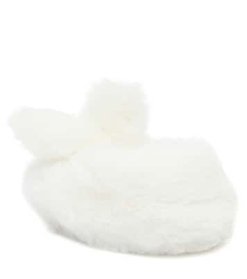 Baby faux-fur slippers | Bonpoint