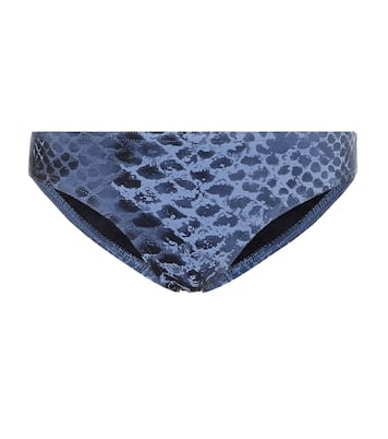 Bree snakeskin-print bikini bottoms | Karla Colletto