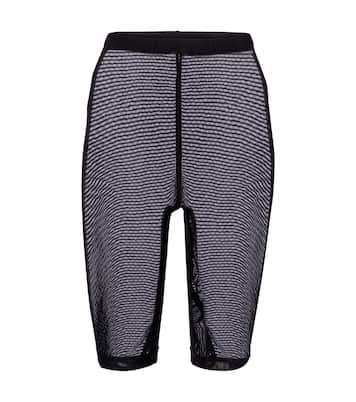 Mesh jersey shorts | David Koma