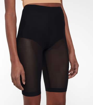 Mesh jersey shorts | David Koma