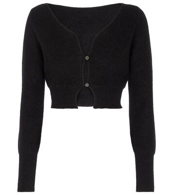 Cardigan Alzou raccourci en mohair mélangé | Jacquemus