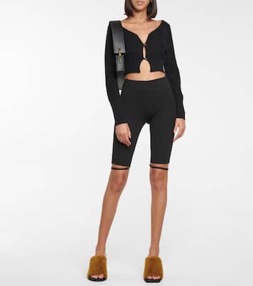 Cardigan Alzou raccourci en mohair mélangé | Jacquemus
