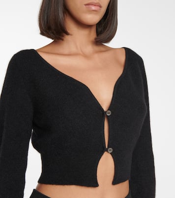Cardigan Alzou raccourci en mohair mélangé | Jacquemus