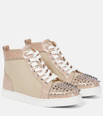 Sneakers Super Lou Spikes in canvas | Christian Louboutin