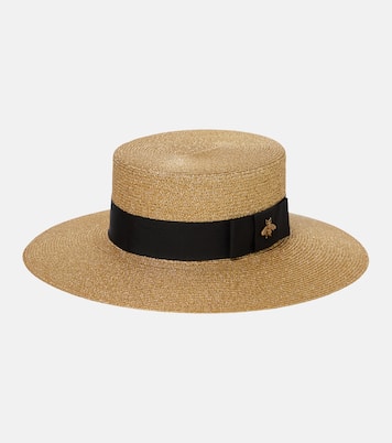 Cappello in paglia con lamé | Gucci
