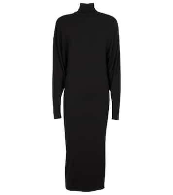 Turtleneck stretch-jersey midi dress | Alexandre Vauthier