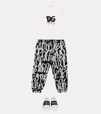 Bedruckte Jogginghose aus Baumwolle | Dolce&Gabbana Kids