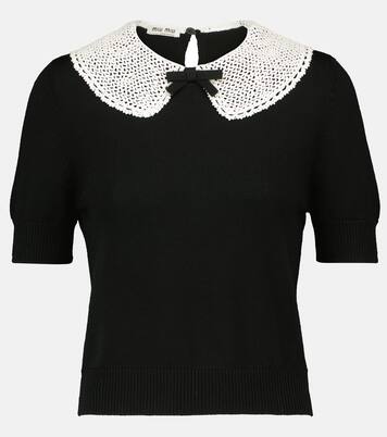 Virgin wool sweater | Miu Miu