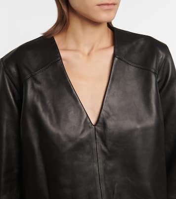 Top en cuir | Dries Van Noten