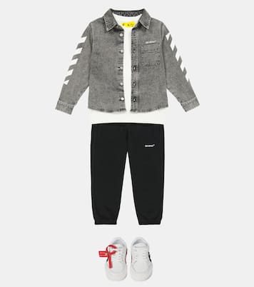 Pantalones deportivos de algodón con logo | Off-White Kids
