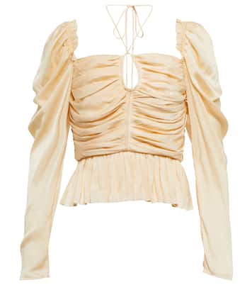 Bluse Mirelle aus Satin | Ulla Johnson