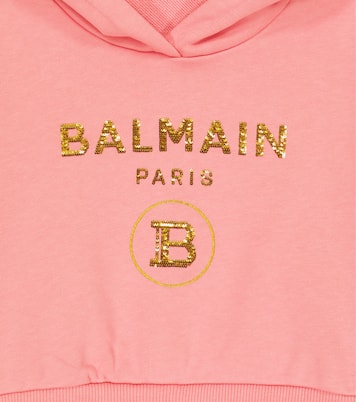 Hoodie mit Pailletten | Balmain Kids