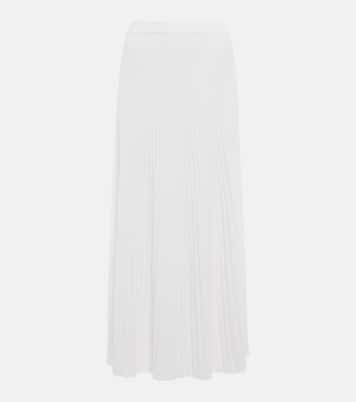 Falda midi Tereja de lana y seda | Gabriela Hearst