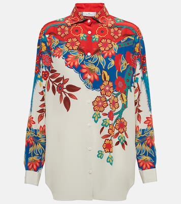 Chemise en soie à fleurs | Etro