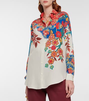 Chemise en soie à fleurs | Etro