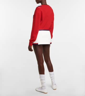 Mini-jupe à taille basse | Miu Miu