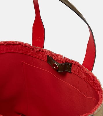 Frangibus Small printed canvas tote | Christian Louboutin