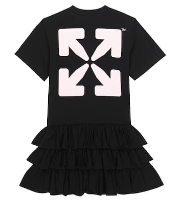 T-Shirt-Kleid aus Baumwolle | Off-White Kids