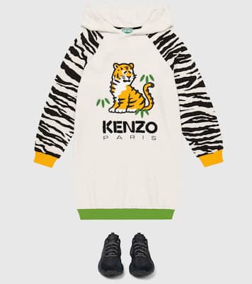 Bedrucktes Pulloverkleid aus Baumwolle | Kenzo Kids